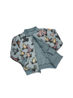 Load image into Gallery viewer, Huxbaby - Dino Racer Reversible Bomber
