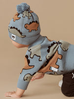 Load image into Gallery viewer, Huxbaby - Dino Knit Beanie
