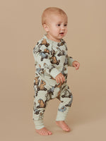 Load image into Gallery viewer, Huxbaby - Dino Racer Drop Crotch Pant
