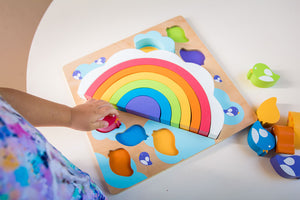 Kiddie Connect - Large Sun and Rainbow Puzzle