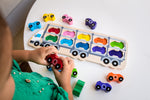 Load image into Gallery viewer, Kiddie Connect - 1-10 Car Puzzle
