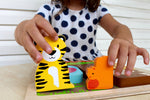 Load image into Gallery viewer, Kiddie Connect - Wild Animal Chunky Puzzle

