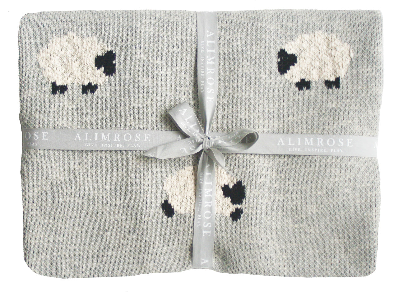Alimrose - Baa Baa Blanket Organic - Gray