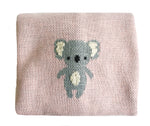 Load image into Gallery viewer, Alimrose - Organic Cotton Koala Baby Blanket - Pink
