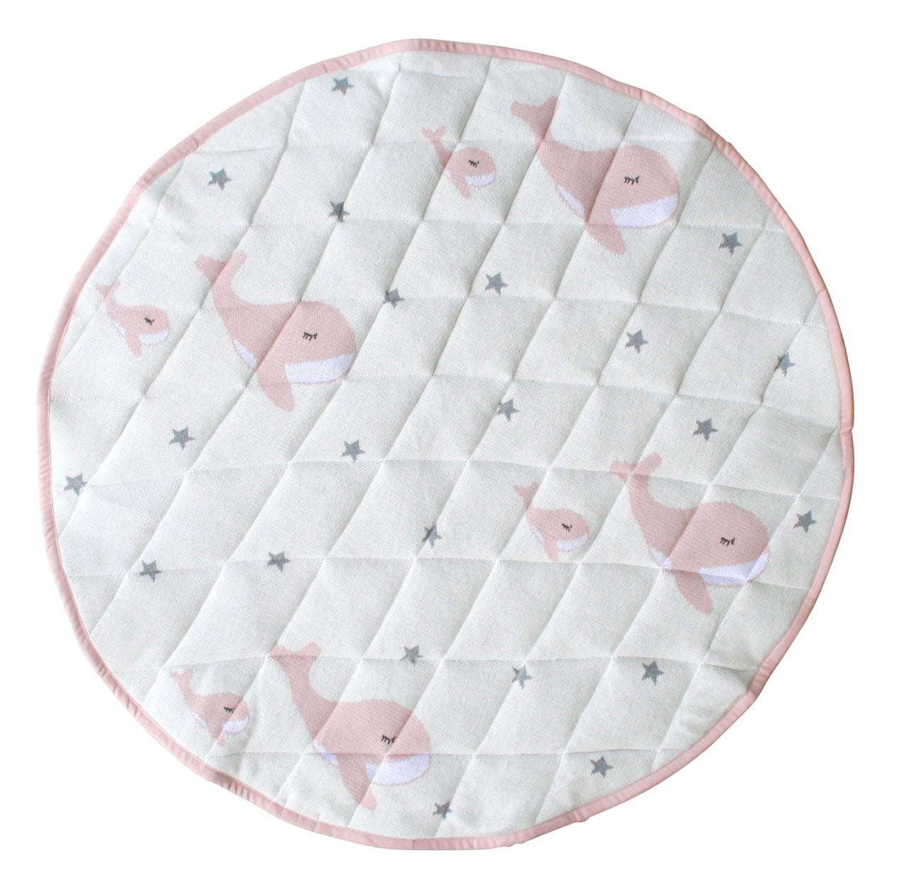 Alimrose - Baby Whale Play Mat 95cm - Pink