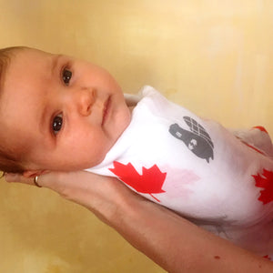 Proud Baby - Little Canuck Canada Muslin Swaddle