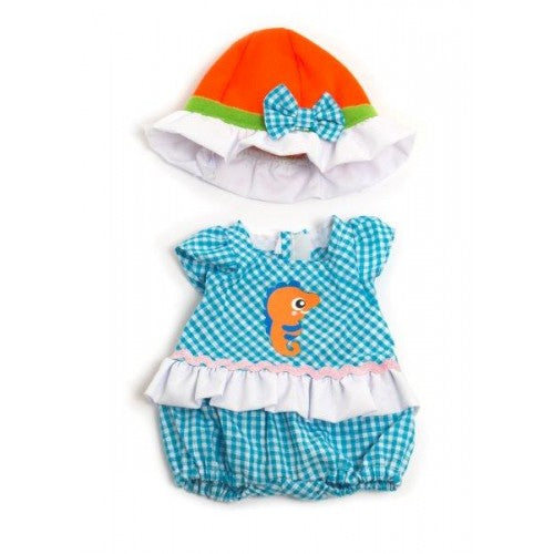 Miniland - Doll Clothing Light Romper & Hat Set (32cm)