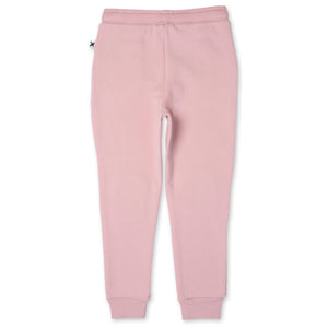Minti - Flower Patch Furry Trackies - Muted Pink