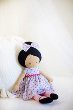 Load image into Gallery viewer, Alimrose - Maggie Doll 52cm - Berry Polka

