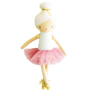 Alimrose - Betty Ballerina 43cm - Silver Blush