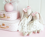 Load image into Gallery viewer, Alimrose - Mummy 40cm Broderie Bunny
