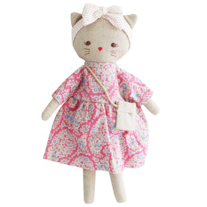Alimrose - Mini Lilly Kitty 26cm - Pink Floral