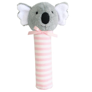 Alimrose - Koala Squeaker - Pink Stripe
