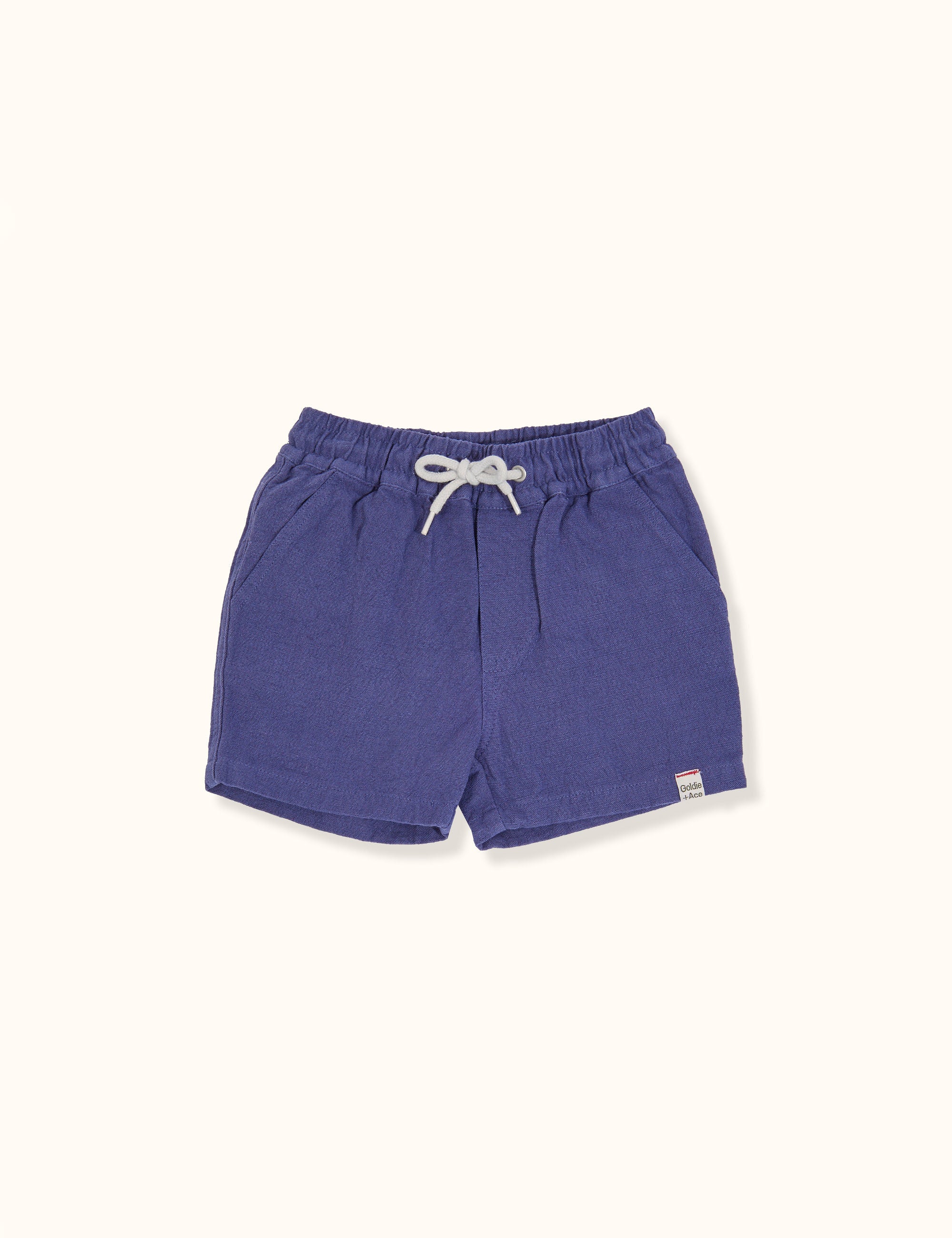 Goldie + Ace - Noah Linen Cotton Shorts (Blue)
