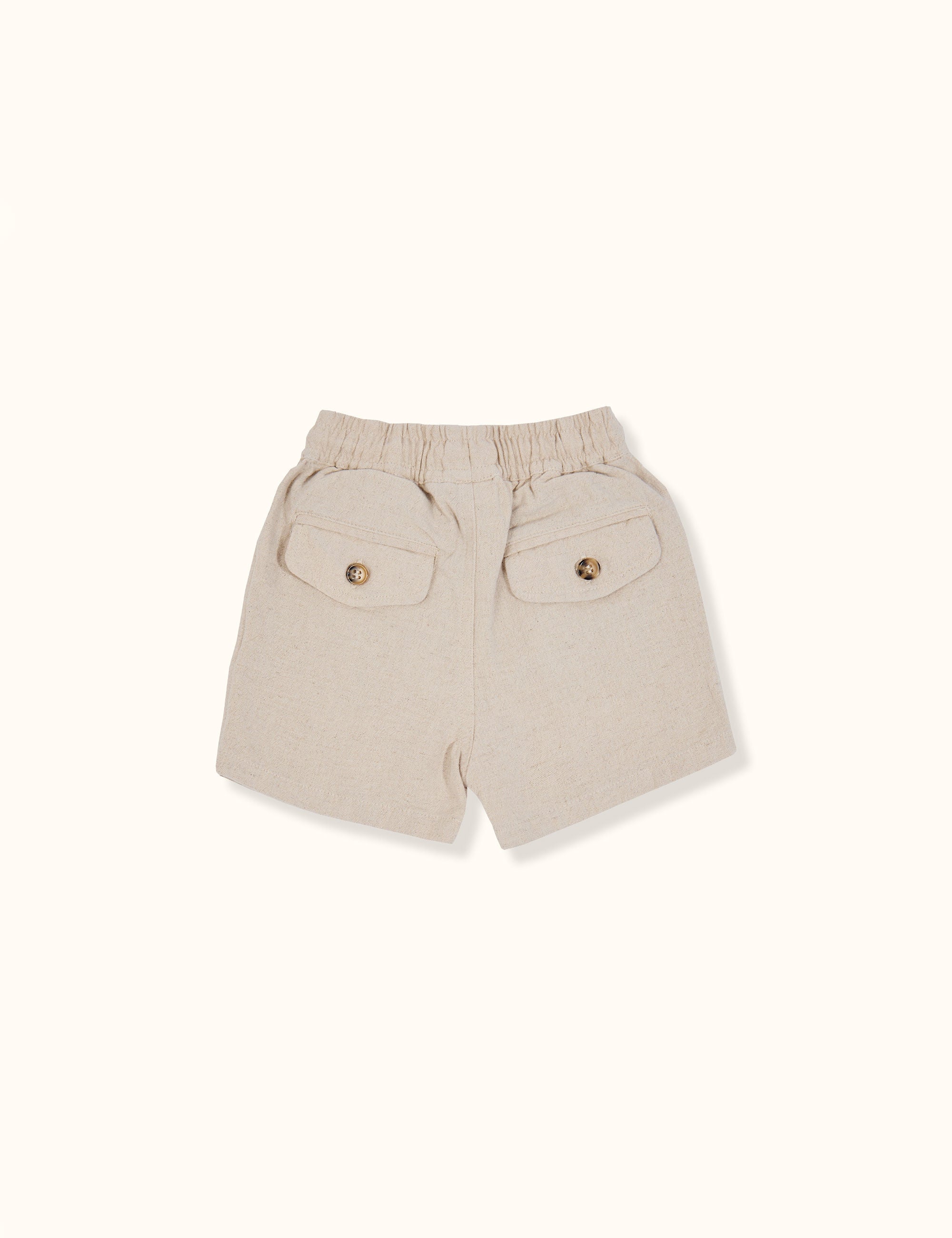 Goldie + Ace - Noah Linen Cotton Shorts (Bone)
