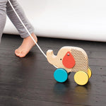 Load image into Gallery viewer, Petit Collag - Elephant Wooden Pull Along Toy
