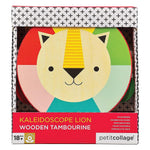Load image into Gallery viewer, Kaleidoscope - Lion Wooden Tambourine

