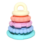 Load image into Gallery viewer, Jellystone - Rainbow Stacker and Teether Toy
