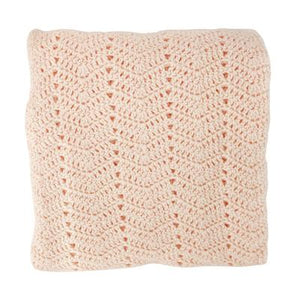OB Designs - Peach Handmade Crochet Baby Blanket