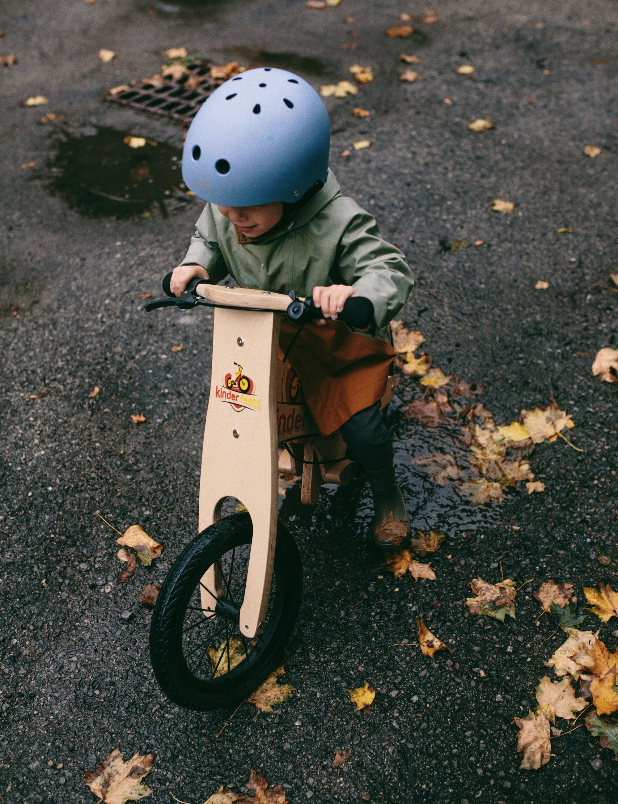 Kinderfeets - Toddler Bike Helmet (Slate Blue)