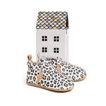 Load image into Gallery viewer, Pretty Brave - Slip On Baby Shoes (White Leopard)
