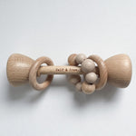 Load image into Gallery viewer, Calf &amp; Crew - Wooden Silicone Rattle

