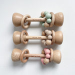 Load image into Gallery viewer, Calf &amp; Crew - Wooden Silicone Rattle
