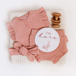 Load image into Gallery viewer, Snuggle Hunny Kids - Rose Short Sleeve Bodysuit
