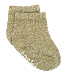 Toshi - Organic Dreamtime Ankle Socks - Olive