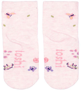 Toshi - Organic Baby Socks Jacquard (Butterfly)
