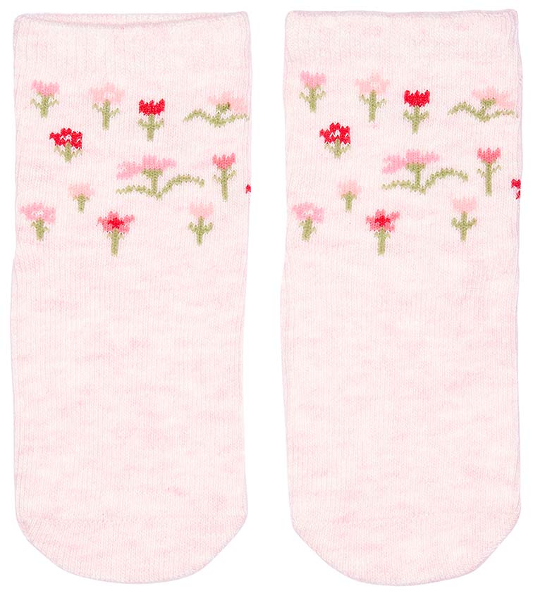 Toshi - Organic Jacquard Socks - Blossom