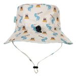 Load image into Gallery viewer, Acorn - Dino-Roar Bucket Hat (Nature/Blue/Brown)
