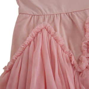 Peggy - Velvet ballet Dress (Primrose Pink)