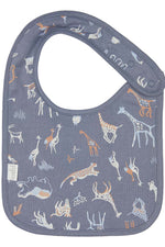 Load image into Gallery viewer, Toshi - Baby Bib Story 2pc - Wild Tribe
