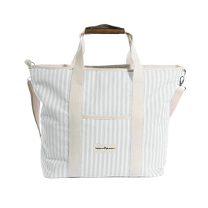 Business & Pleasure Co - The Cooler Tote Bag - Lauren's Sage Stripe