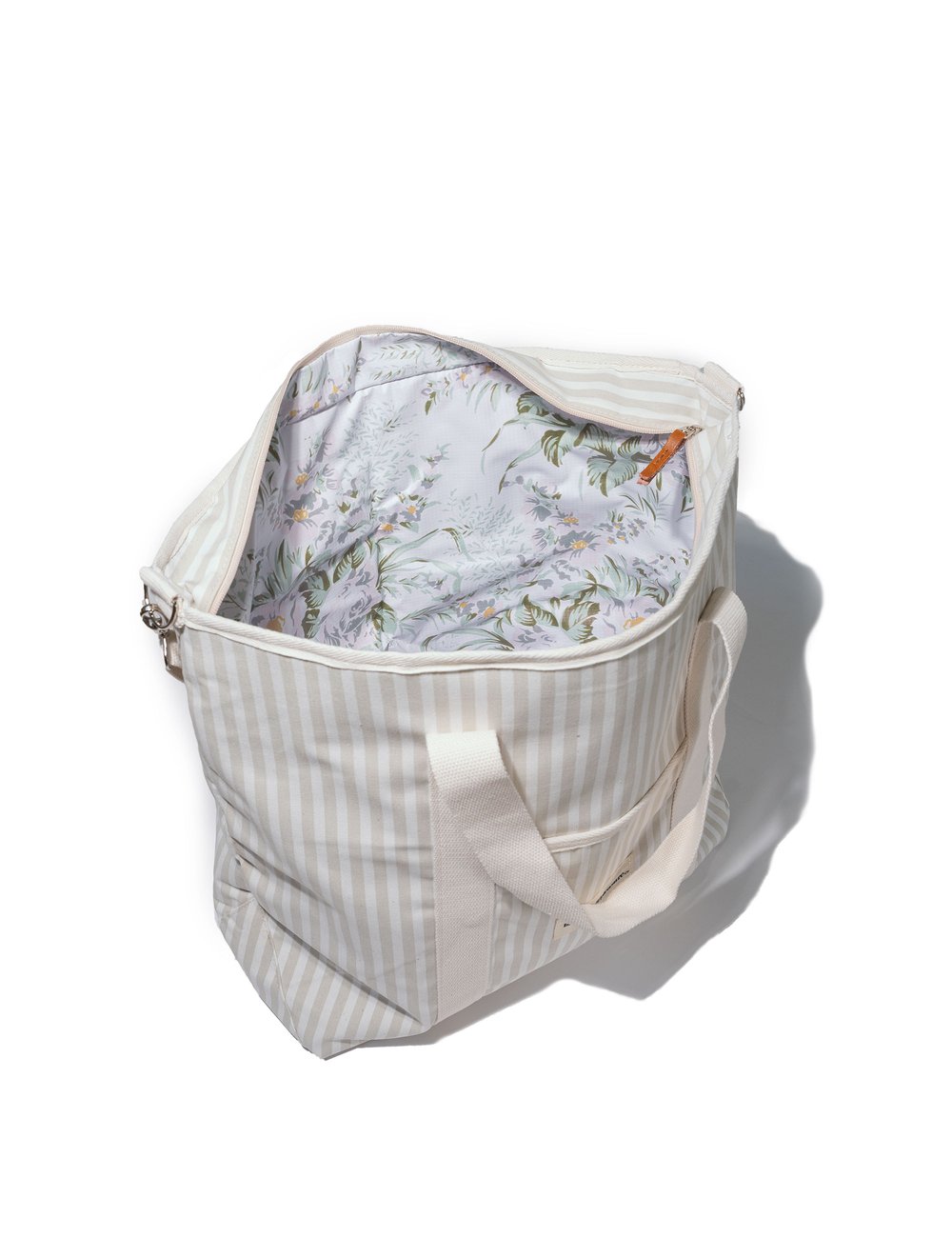Business & Pleasure Co - The Cooler Tote Bag - Lauren's Sage Stripe