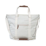 Load image into Gallery viewer, Business &amp; Pleasure Co - The Cooler Tote Bag - Lauren&#39;s Sage Stripe
