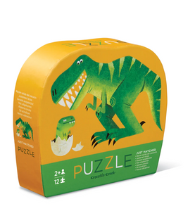 Mini Puzzle 12pc - Just Hatched Dinosaur