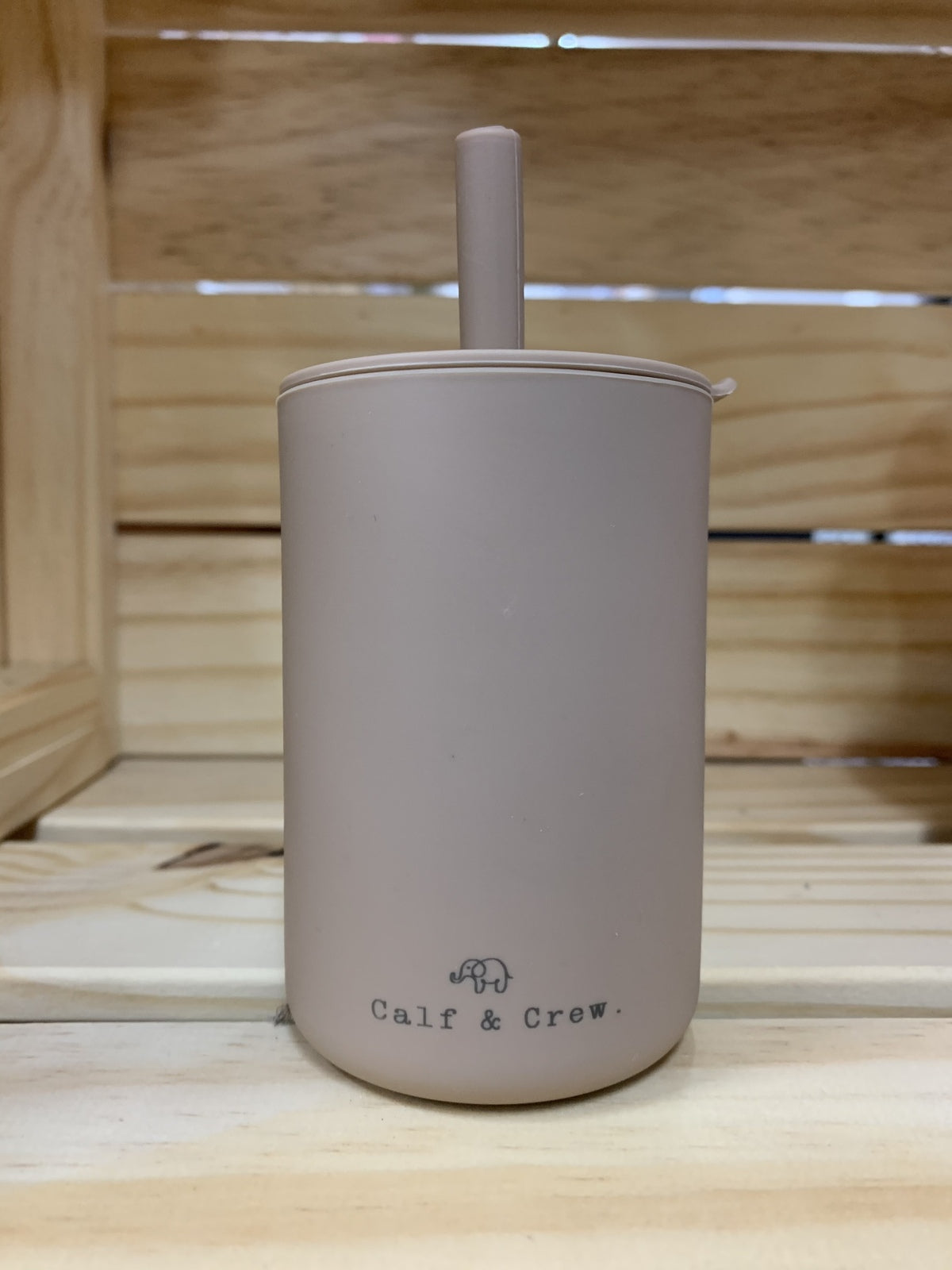 Calf & Crew - Silicone Sippy Cup Latte