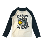 Load image into Gallery viewer, Rock Your Baby - Respect The Locals Long Sleeve Rashie
