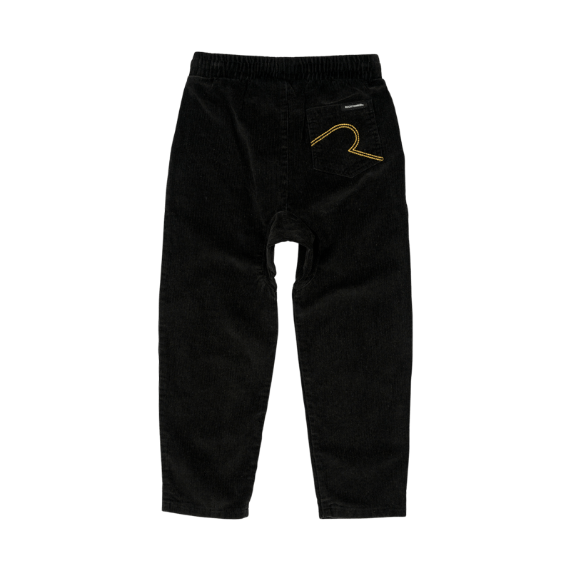 Rock Your Baby - Black Washed Cord Pants