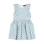Load image into Gallery viewer, Rock Your Baby - Blue Check Babette Dress
