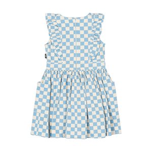 Rock Your Baby - Blue Check Babette Dress