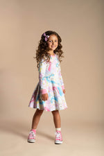 Load image into Gallery viewer, Rock Your Baby - Fantasia Long Sleeve Waisted Dress
