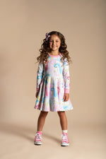 Load image into Gallery viewer, Rock Your Baby - Fantasia Long Sleeve Waisted Dress
