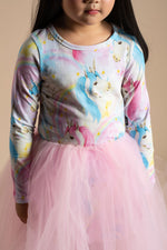 Load image into Gallery viewer, Rock Your Baby - Fantasia Long Sleeve Flounce Dress
