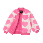 Load image into Gallery viewer, Rock Your Baby - Sherpa Heart Faux Sherpa Jacket
