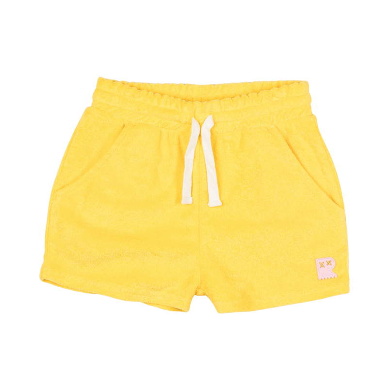 Rock Your Baby - Yellow Terry Shorts