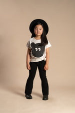 Load image into Gallery viewer, Rock Your Baby - Black Rib High Waisted Flares
