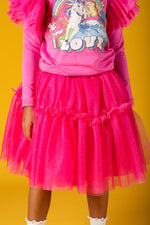 Load image into Gallery viewer, Rock Your Baby - Hot pink Glitter Tulle Skirt
